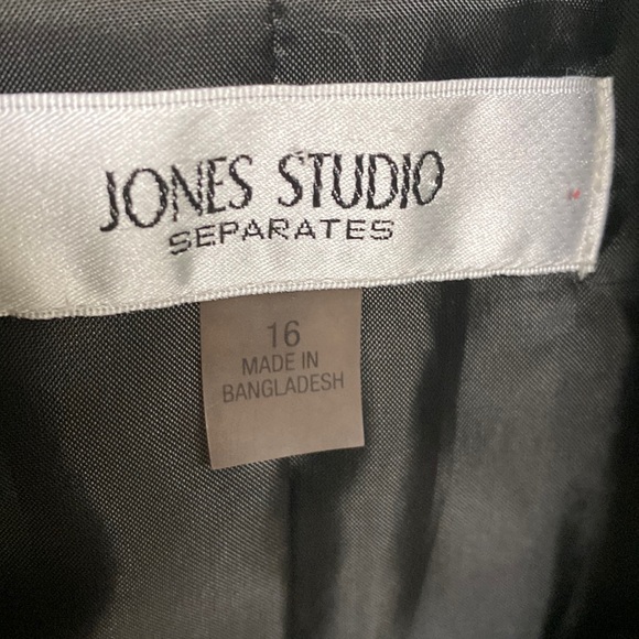 Jones Studio Gray Blazer size 16 - Picture 3 of 6